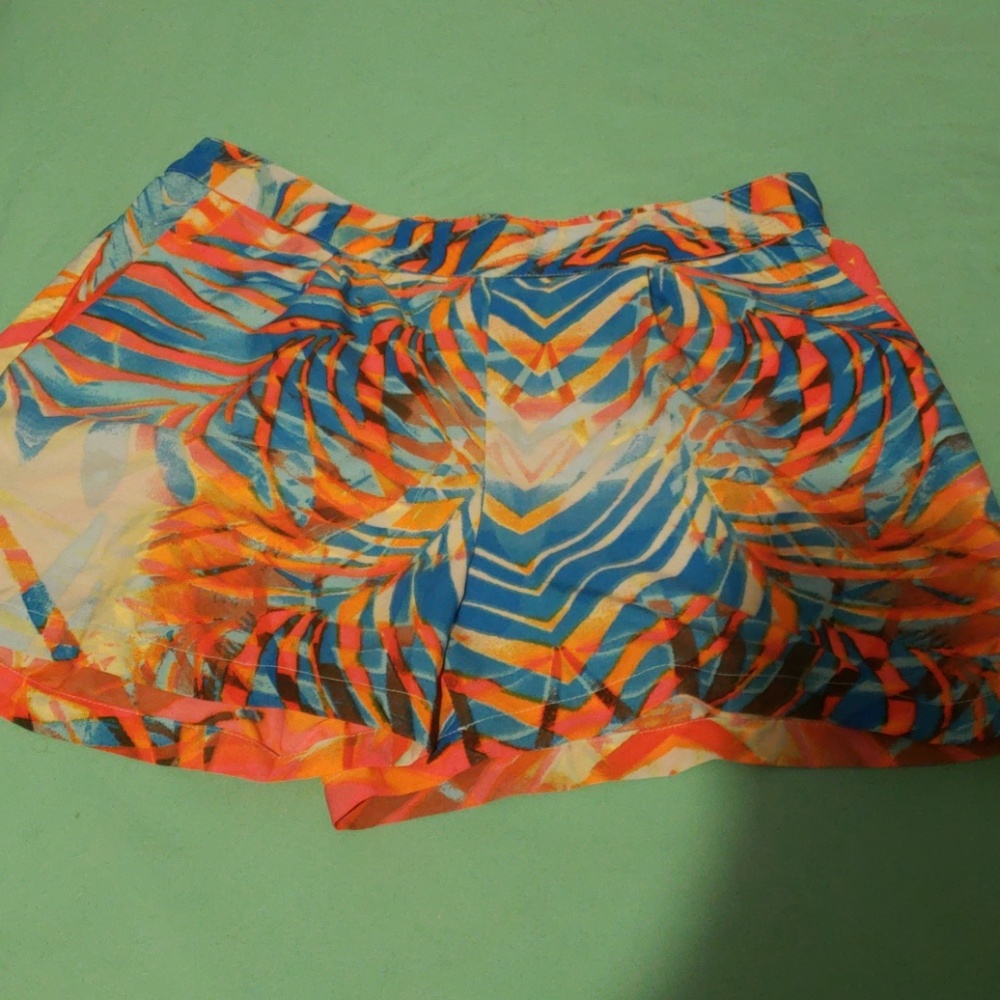 Colorful patterned shorts